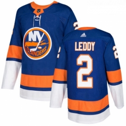 Youth Adidas New York Islanders 2 Nick Leddy Premier Royal Blue Home NHL Jersey 