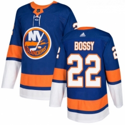 Youth Adidas New York Islanders 22 Mike Bossy Authentic Royal Blue Home NHL Jersey 