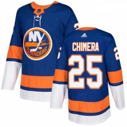 Youth Adidas New York Islanders 25 Jason Chimera Authentic Royal Blue Home NHL Jersey 