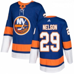 Youth Adidas New York Islanders 29 Brock Nelson Authentic Royal Blue Home NHL Jersey 