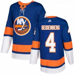 Youth Adidas New York Islanders 4 Dennis Seidenberg Premier Royal Blue Home NHL Jersey 