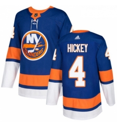 Youth Adidas New York Islanders 4 Thomas Hickey Premier Royal Blue Home NHL Jersey 