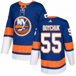 Youth Adidas New York Islanders 55 Johnny Boychuk Authentic Royal Blue Home NHL Jersey 