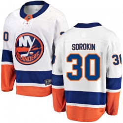 Youth Ilya Sorokin New York Islanders Adidas Authentic White Home Jersey