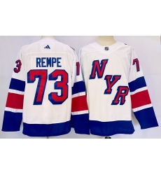 Men New York Rangers 73 Matt Rempe White 2024 Stadi