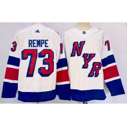 Men New York Rangers 73 Matt Rempe White 2024 Stadi
