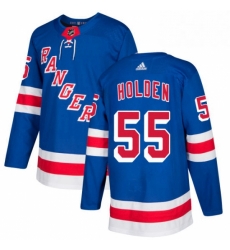 Mens Adidas New York Rangers 55 Nick Holden Premier Royal Blue Home NHL Jersey 