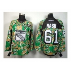 NHL Jerseys New York Rangers #61 Nash camo