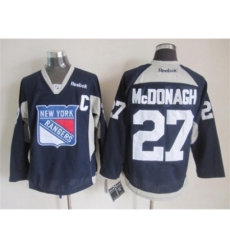 NHL New York Rangers 27 Ryan McDonagh Dark Blue Jerseys