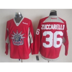 NHL New York Rangers 36 Mats Zuccarello red Jerseys