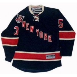 NY Rangers 35 Mike Richter jersey 85TH jersey DK blue