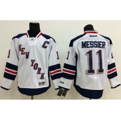 New York Rangers #11 Mark Messier White 2014 Stadium Series Stitched NHL Jersey