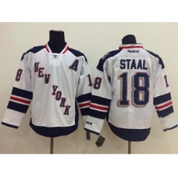 New York Rangers #18 Marc Staal White 2014 Stadium Series Stitched NHL Jersey