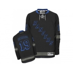 New York Rangers 19 Brad Richards Black Ice Fashion NHL Jerseys