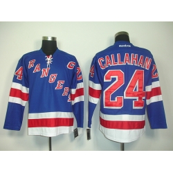 New York Rangers #24 Ryan Callahan light blue jeseys