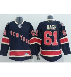New York Rangers #61 Rick Nash Dark Blue Third Stitched NHL Jersey