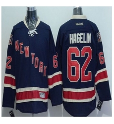New York Rangers #62 Carl Hagelin Navy Blue Alternate Stitched NHL Jersey