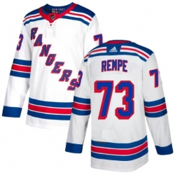 New York Rangers #73 Matt Rempe Men 2024 Hockey White Home Stitched Jersey