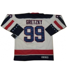 New York Rangers #99 wayne gretzky cream ice hockey jerseys