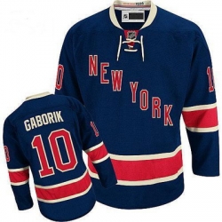 New York Rangers Heritage Third Blue Jerseys 10# Marian Gaborik Hockey Jersey