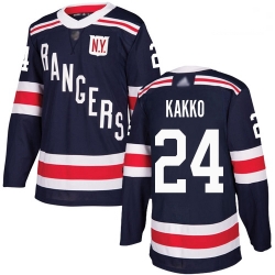 Rangers 24 Kaapo Kakko Navy Blue Authentic 2018 Winter Classic Stitched Hockey Jersey