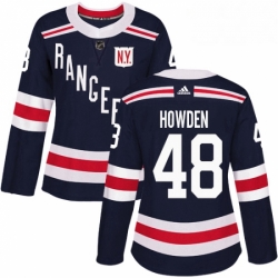 Womens Adidas New York Rangers 48 Brett Howden Authentic Navy Blue 2018 Winter Classic NHL Jersey 