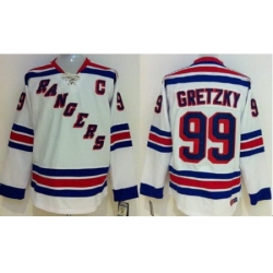 Kids New York Rangers #99 Wayne Gretzky White NHL Jerseys