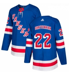 Youth Adidas New York Rangers 22 Kevin Shattenkirk Authentic Royal Blue Home NHL Jersey 