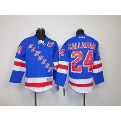 Youth NHL jerseys new york rangers #24 callahan lt.blue