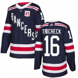 Youth New York Rangers Vincent Trocheck 16 Blue Home Dark Blue Adidas Jersey