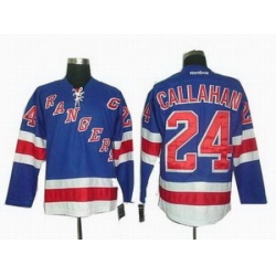 youth New York Rangers #24 Ryan Callahan blue JERSEYS