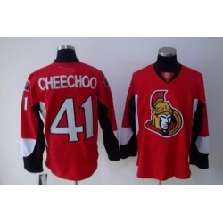 Cheap Ottawa Senators 41 CHEECHOO red Jersey
