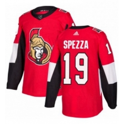 Mens Adidas Ottawa Senators 19 Jason Spezza Authentic Red Home NHL Jersey 