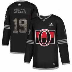 Men's Adidas Ottawa Senators #19 Jason Spezza Black 1 Authentic Classic Stitched NHL Jersey