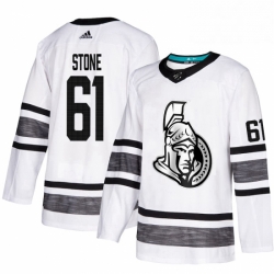 Mens Adidas Ottawa Senators 61 Mark Stone White 2019 All Star Game Parley Authentic Stitched NHL Jersey 