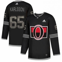 Men's Adidas Ottawa Senators #65 Erik Karlsson Black 1 Authentic Classic Stitched NHL Jersey