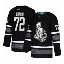 Mens Adidas Ottawa Senators 72 Thomas Chabot Black 2019 All Star Game Parley Authentic Stitched NHL Jersey 
