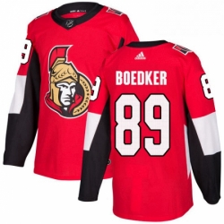 Mens Adidas Ottawa Senators 89 Mikkel Boedker Premier Red Home NHL Jersey 