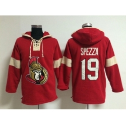 NHL Ottawa Senators #19 Jason Spezza Red jerseys(Pullover Hoodie)