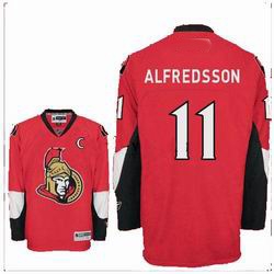 Ottawa Senators #11 ALFREDSSON red jerseys