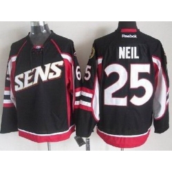 Ottawa Senators 25 Chris Neil Black NHL Jerseys