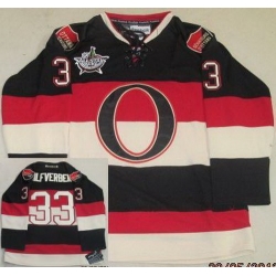 Ottawa Senators 33 Jakob Silfverberg Black 2012 All Star NHL Jerseys