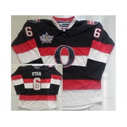Ottawa Senators 6 Bobby Ryan Black All Star Game NHL Jerseys