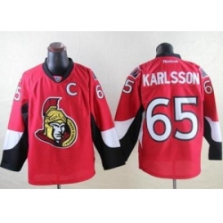 Ottawa Senators 65 Erik Karlsson Red Home Stitched NHL Jersey