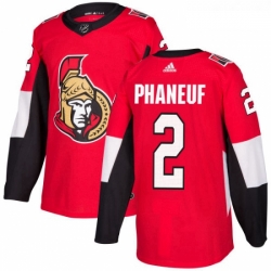Youth Adidas Ottawa Senators 2 Dion Phaneuf Authentic Red Home NHL Jersey 
