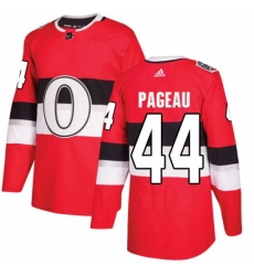 Youth Adidas Ottawa Senators 44 Jean Gabriel Pageau Authentic Red 2017 100 Classic NHL Jersey 