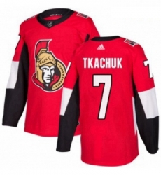 Youth Adidas Ottawa Senators 7 Brady Tkachuk Premier Red Home NHL Jerse