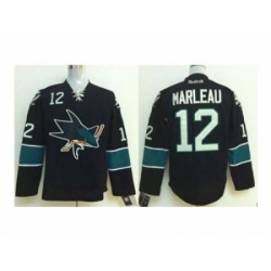 NHL Jerseys San Jose Sharks #12 Marleau black[2014 new stadium]