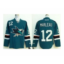 NHL Jerseys San Jose Sharks #12 Marleau blue[2014 new stadium]