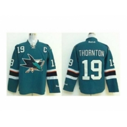 NHL Jerseys San Jose Sharks #19 Thornton green[2014 new stadium][patch C]